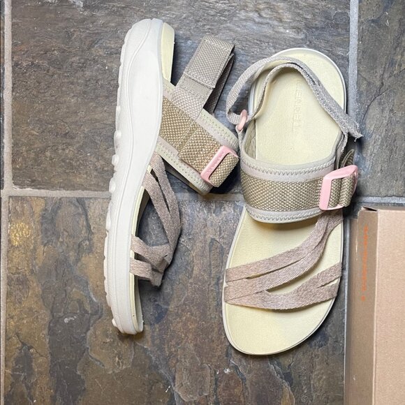 Merrell District 4 Backstrap khaki, Tony, Pappas Women's Sandals sz 7 - Picture 3 of 12